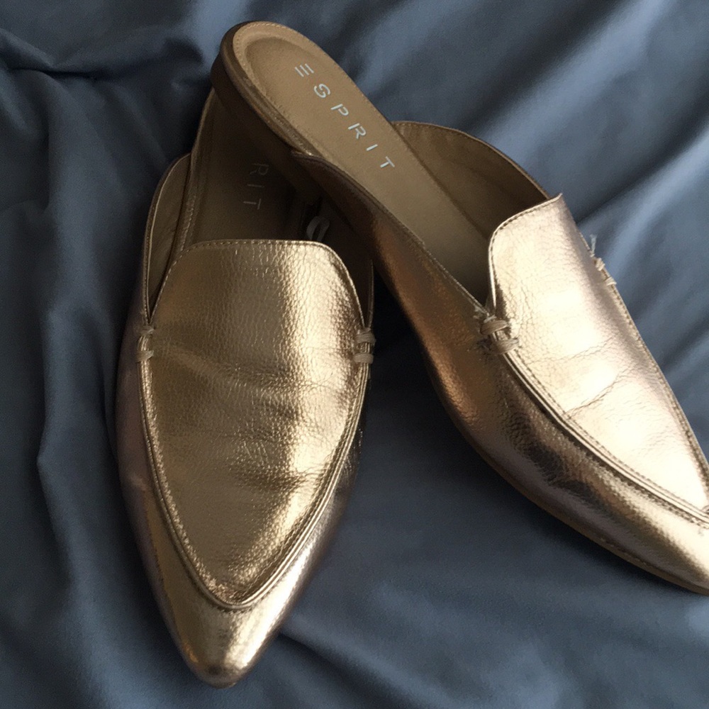 Rose gold mules✨